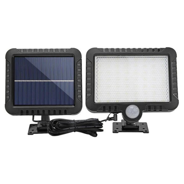 160LED Solar Powered Wall Light Waterproof Outdoor Motion Sensor Lighting Park Courtyard Fence Street Garden Decoration Lamp