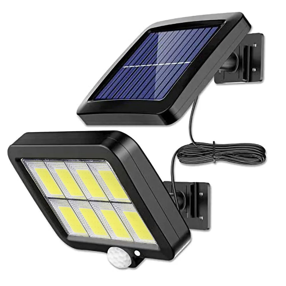 160LED Solar Powered Wall Light Waterproof Outdoor Motion Sensor Lighting Park Courtyard Fence Street Garden Decoration Lamp