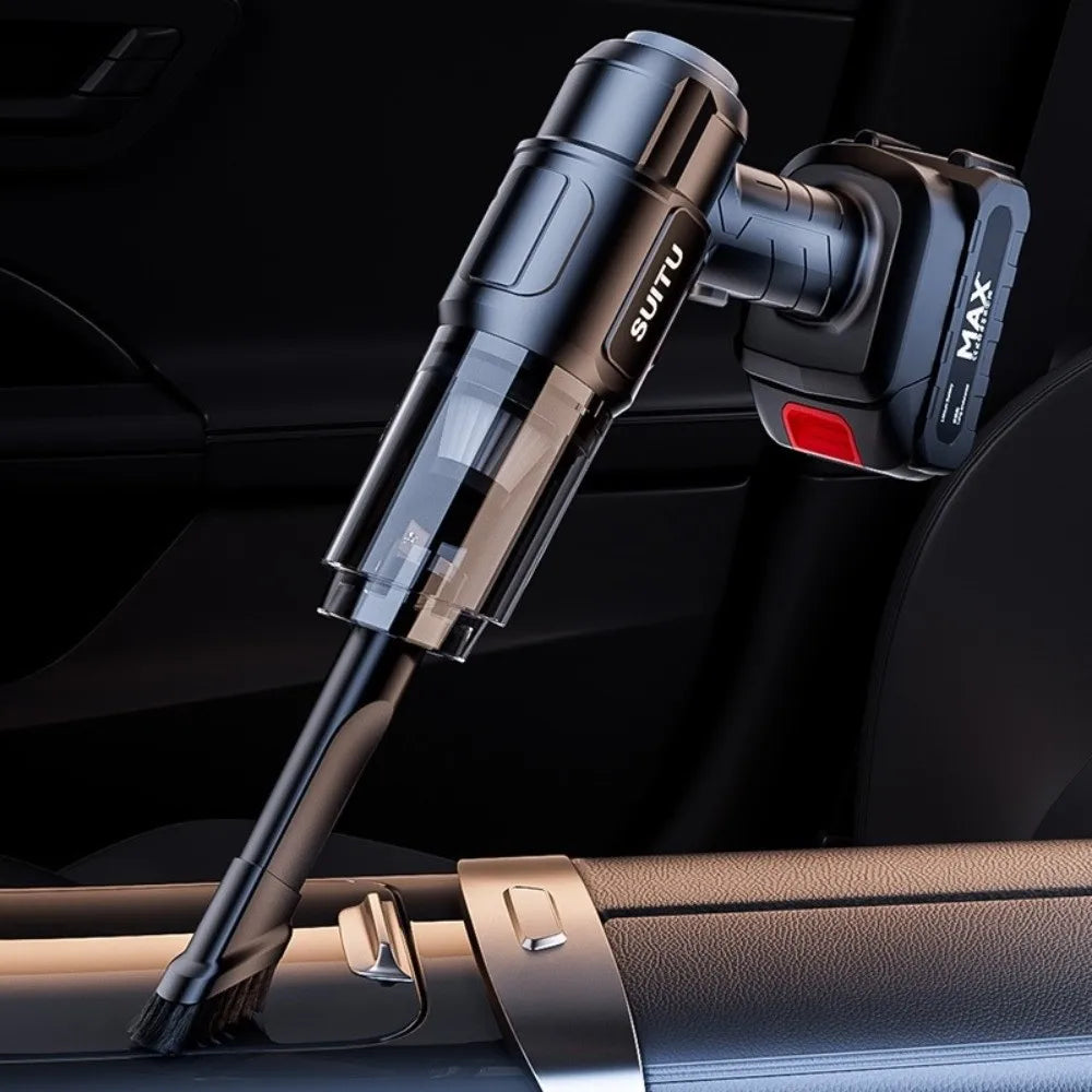 9000Pa Suction Car Vacuum Cleaner Super Suction High Power Wireless Dust Blower 1500mAh Handheld Air Dust Collector Household