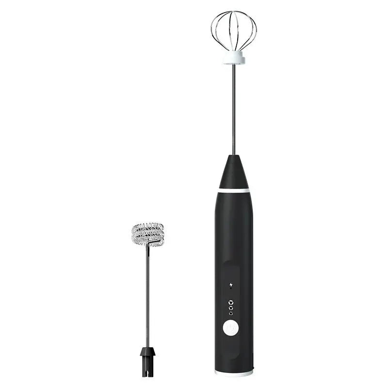 Electric Milk Frother Portable Egg Beater USB Rechargeable Handheld Coffee Blender Milk Shaker Mixer Foamer Food Blender