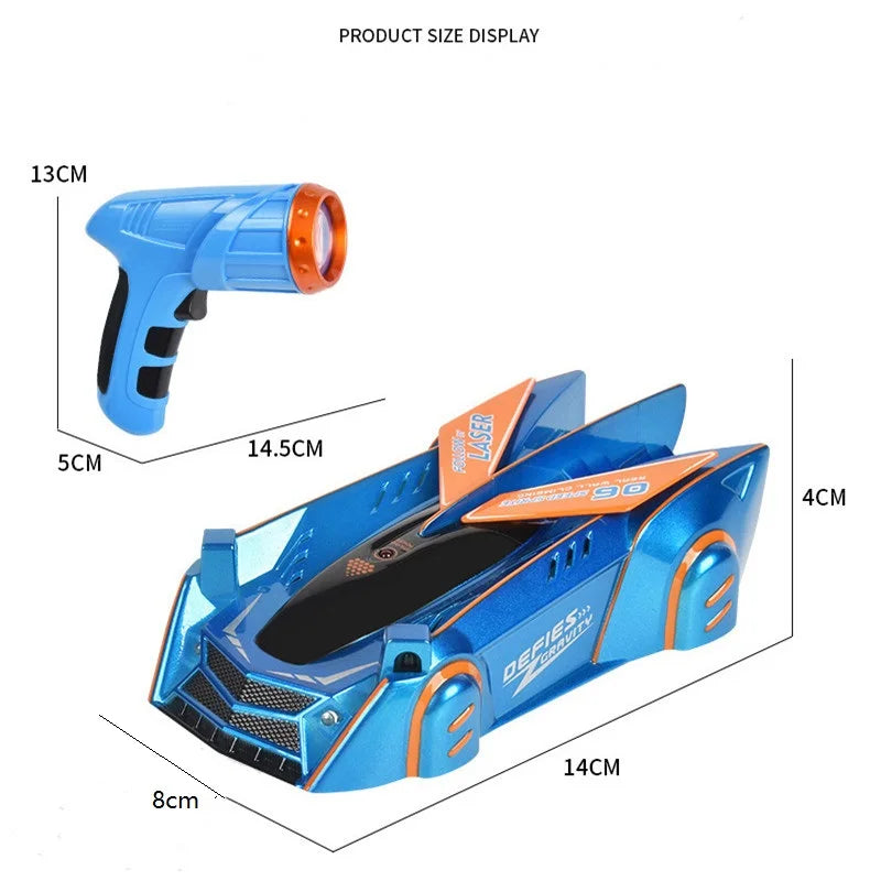 Rc Car Infrared Laser Stunt Tracking Wall Ceiling Climbing Light Remote Control Drifting Car Electric Anti-gravity Car Boy Toys