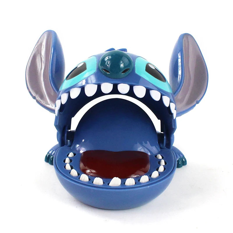 16cm Crocodile Bite Finger Figures Stitch Dentist Push Teeth Funny Game Model Toys Birthday Gifts for Kids Party Toys