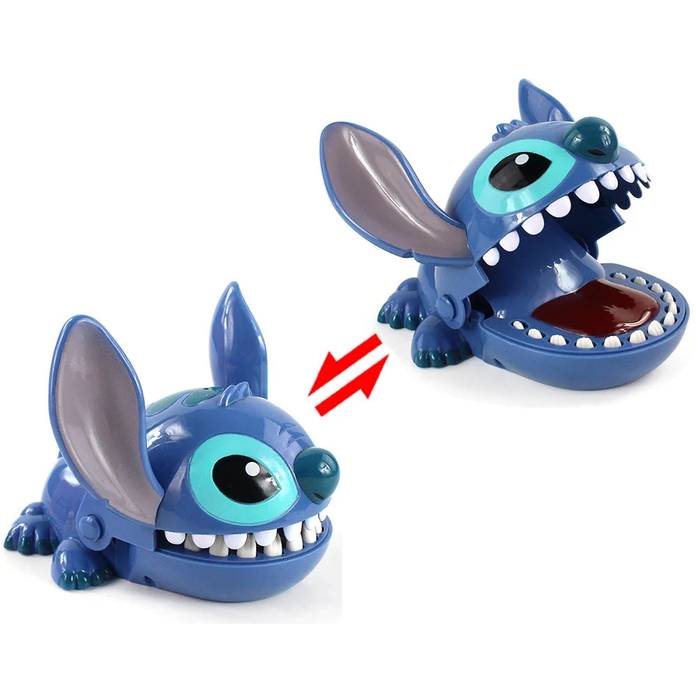 16cm Crocodile Bite Finger Figures Stitch Dentist Push Teeth Funny Game Model Toys Birthday Gifts for Kids Party Toys