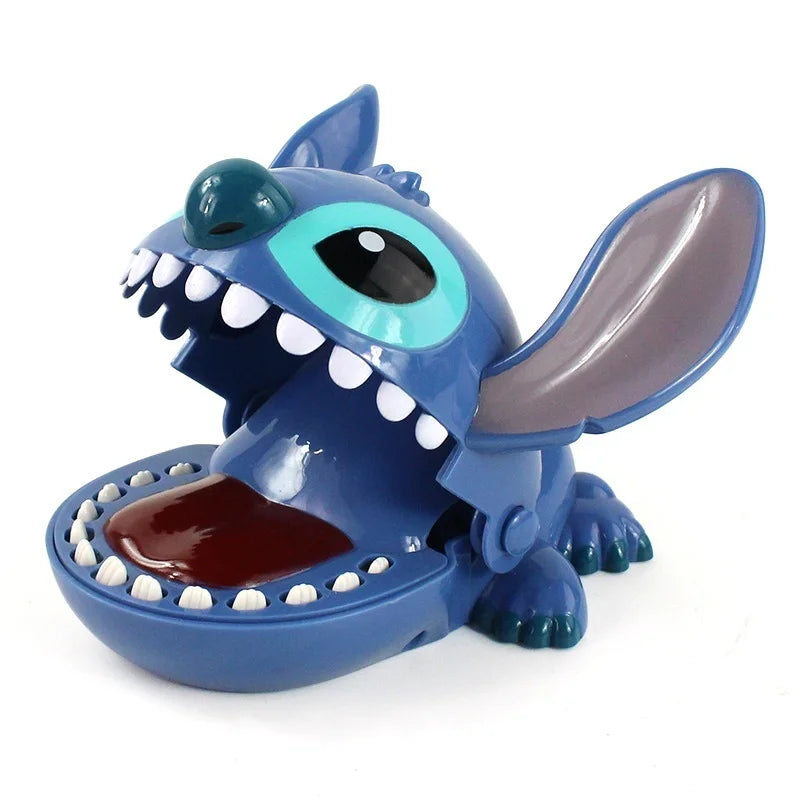 16cm Crocodile Bite Finger Figures Stitch Dentist Push Teeth Funny Game Model Toys Birthday Gifts for Kids Party Toys