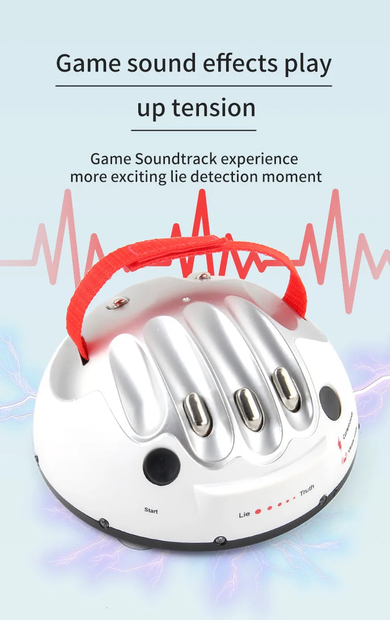 Electric Lie detector desktop trick toys funny party table game Trick toys Reaction testing for drunk game birthday gifts kids