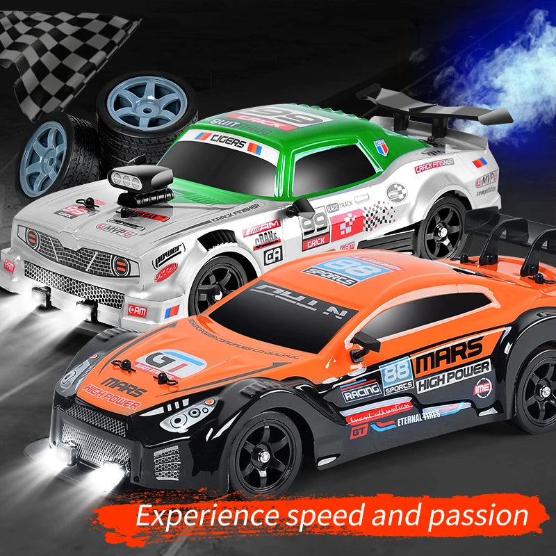 2.4G Drift Rc Cars 4WD RC Drift Car Toy Remote Control GTR Model AE86 Vehicle Car RC Racing Car Toys for Boys Children's Gift