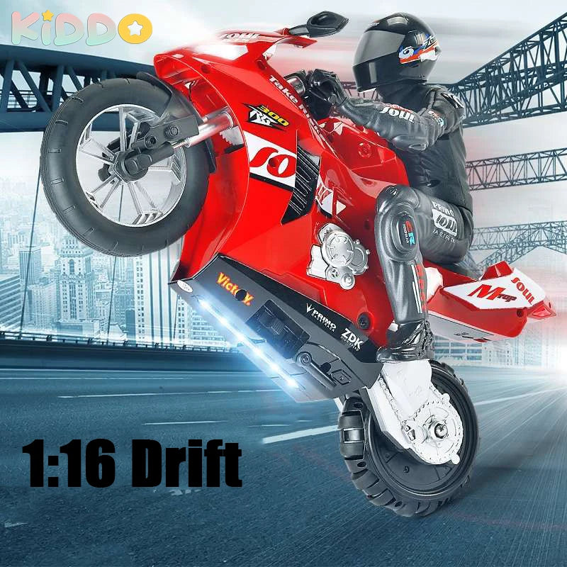 1:16 RC Motorcycles 360 Drift Racing Electric Motor RC Cars High Speed Remote Control 60 Meters Off-Road Toys Back to School