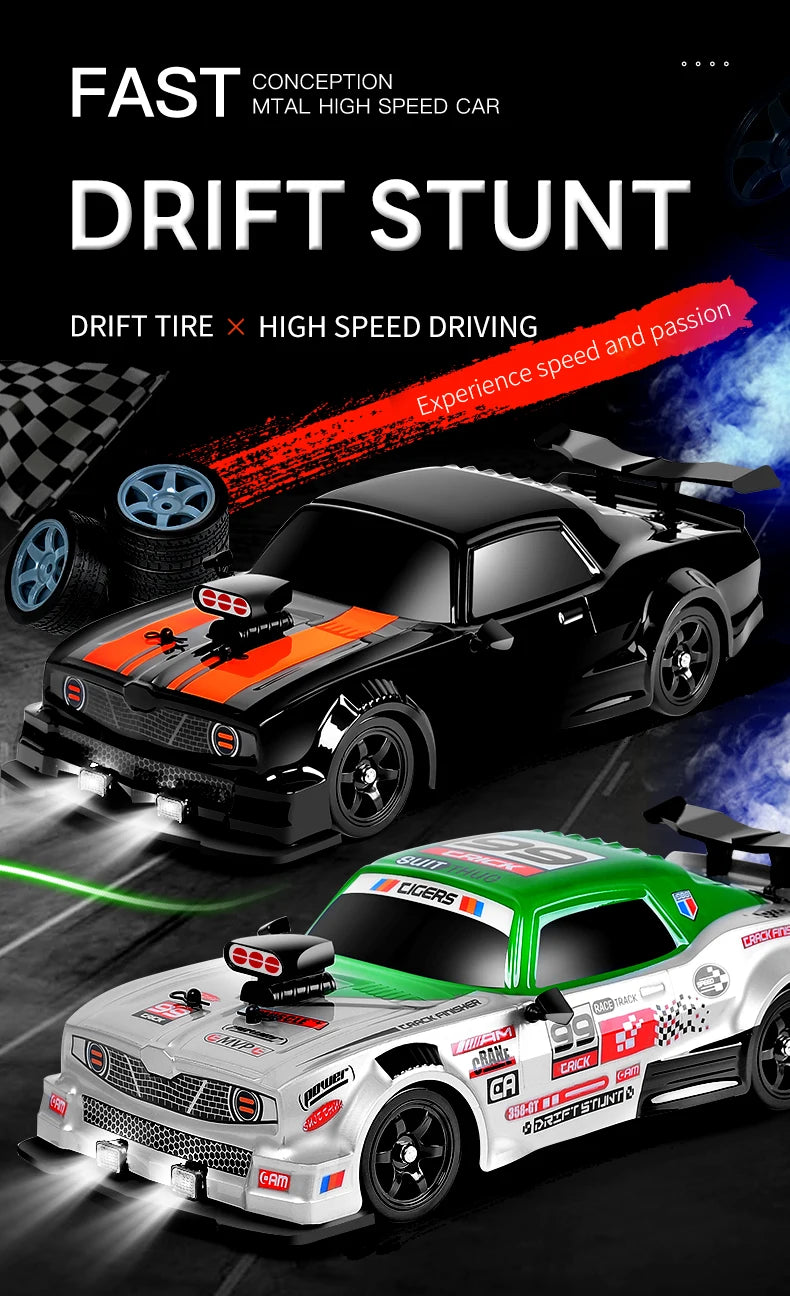 2.4G Drift Rc Cars 4WD RC Drift Car Toy Remote Control GTR Model AE86 Vehicle Car RC Racing Car Toys for Boys Children's Gift