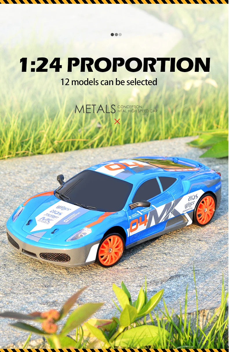 2.4G Drift Rc Cars 4WD RC Drift Car Toy Remote Control GTR Model AE86 Vehicle Car RC Racing Car Toys for Boys Children's Gift