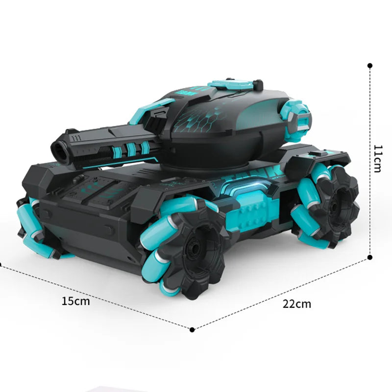 2.4G RC Battle Tank Heavy Large Interactive Remote Control Toy Car with Shoot Bullets Model Electronic Boy Toys