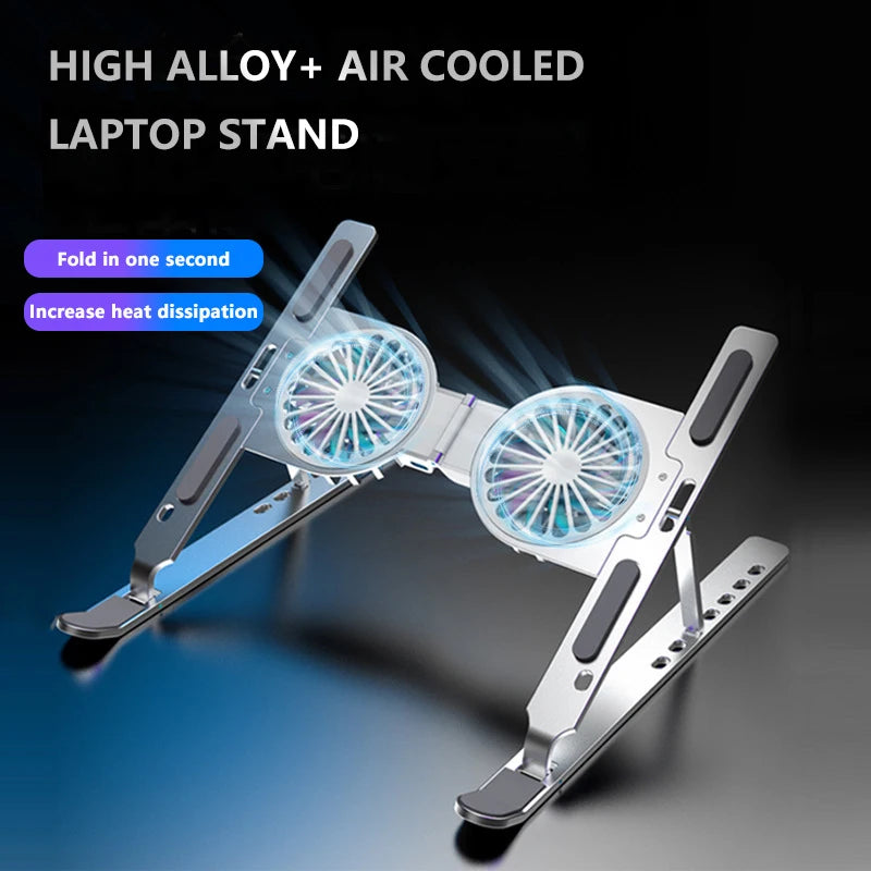 Aluminum alloy foldable laptop stand