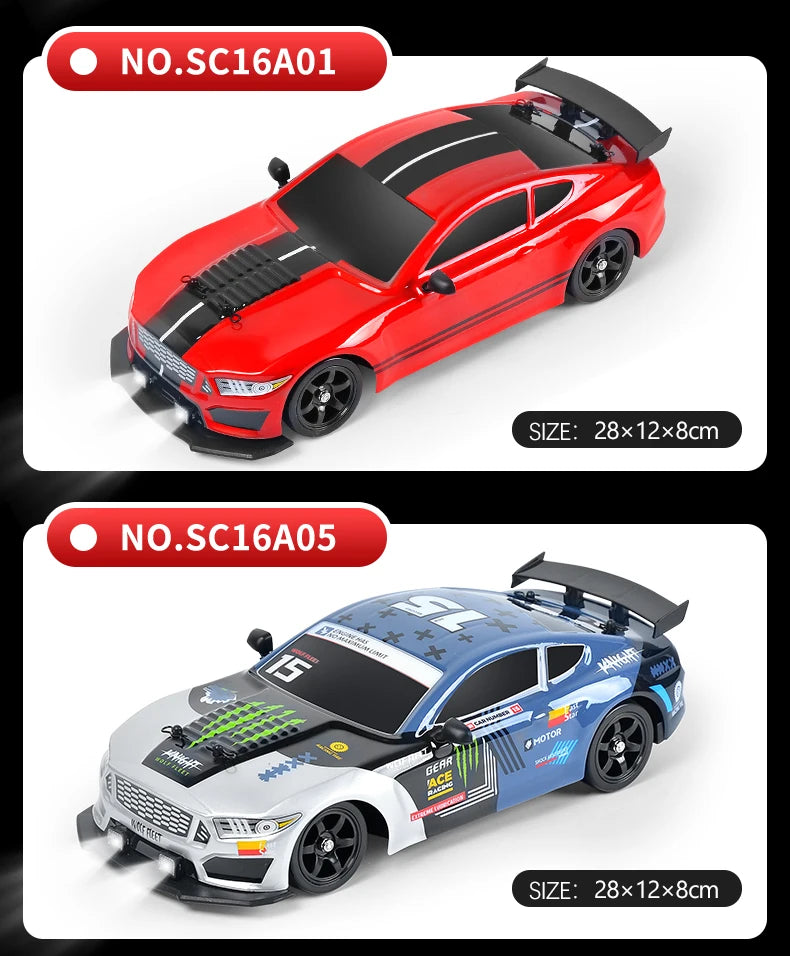 2.4G Drift Rc Cars 4WD RC Drift Car Toy Remote Control GTR Model AE86 Vehicle Car RC Racing Car Toys for Boys Children's Gift