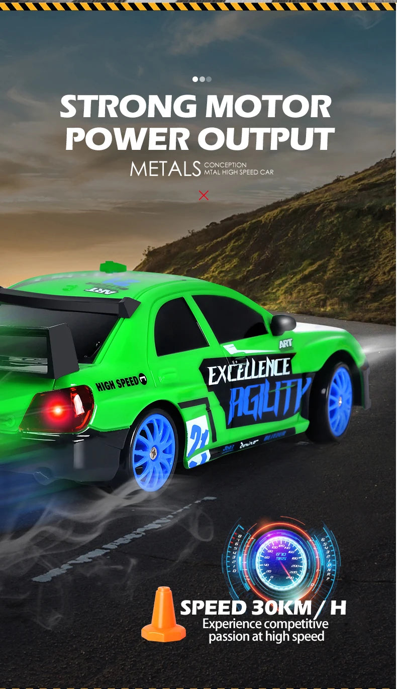 2.4G Drift Rc Cars 4WD RC Drift Car Toy Remote Control GTR Model AE86 Vehicle Car RC Racing Car Toys for Boys Children's Gift