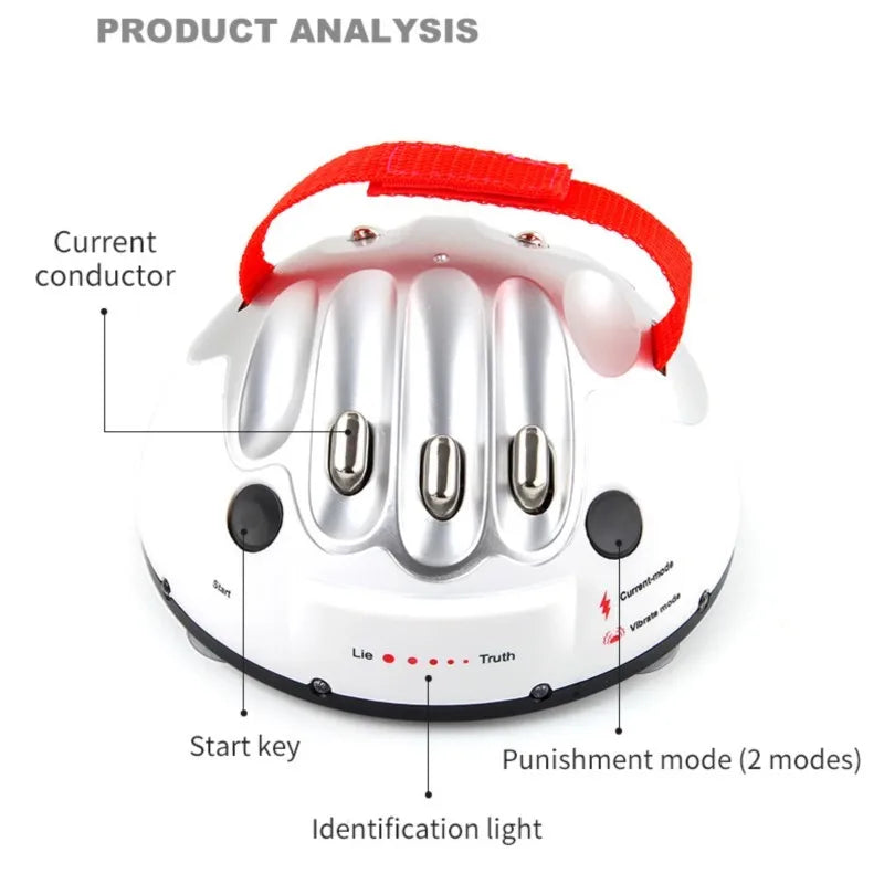 Electric Lie detector desktop trick toys funny party table game Trick toys Reaction testing for drunk game birthday gifts kids