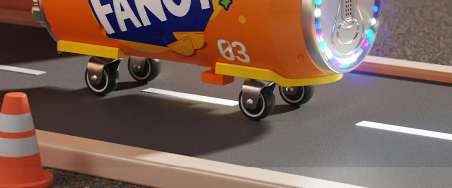 children's can twist cola sliding peanut cart