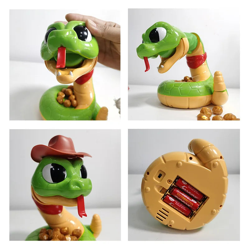 Electric Snake Bite Finger Get the Gold Thrilling Trick Toy Training Reflexes Novelty Funny Classic Party Toy for Kid Adult Gift